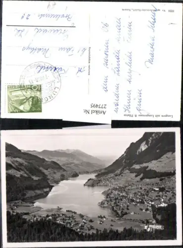 277495,Lungern m. Lungernsee See u. Pilatus Totale Kt Obwalden