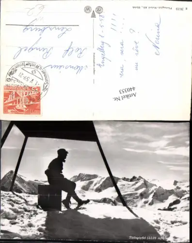 440353,Titlisgipfel Bergkulisse Bergsteiger Kt Obwalden