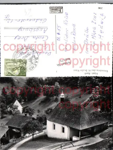 460175,Flüeli Ranft Einsiedelei Hl. Bruder Klaus Kapelle Kt Obwalden