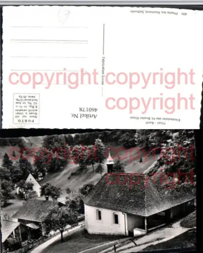 460178,Flüeli Ranft Einsiedelei Hl. Bruder Klaus Kapelle Kt Obwalden