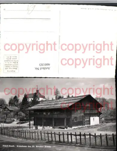 460183,Flüeli Ranft Wohnhaus Hl. Bruder Klaus Kt Obwalden