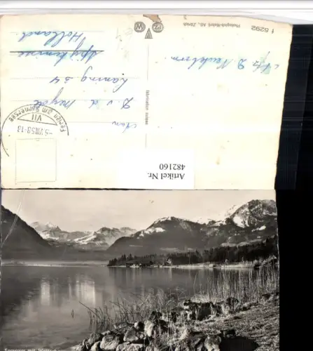 482160,Sarnersee See b. Sarnen m. Giswilerstock Bergkulisse Kt Obwalden