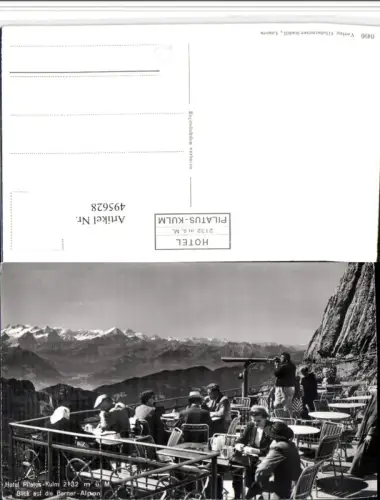 495628,Hotel Pilatus Kulm b. Alpnach Terrasse Bergkulisse Kt Obwalden