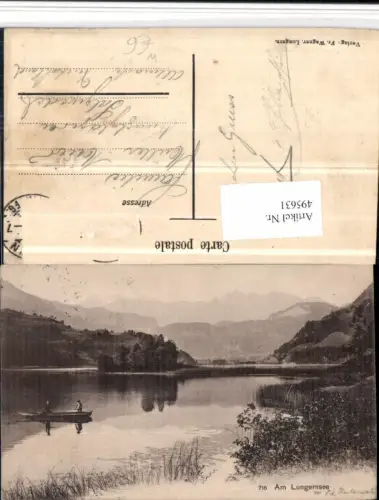 495631,Lungernsee See b. Lungern Bergkulisse Kt Obwalden