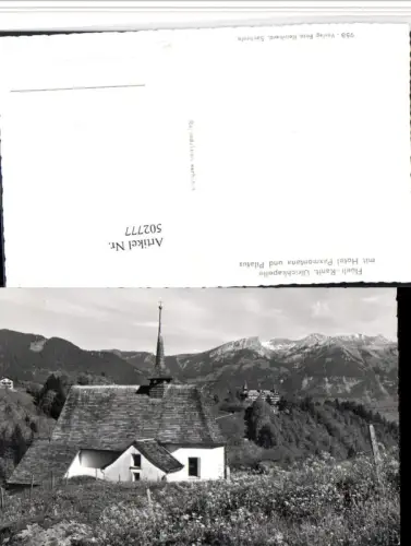 502777,Flüeli-Ranft b. Sachseln Ulrichkapelle m. Hotel Paxmontana Kt Obwalden