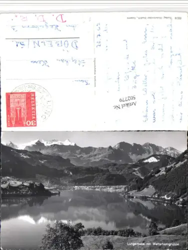 502779,Lungernsee See b. Lungern m. Wetterhorn Bergkulisse Kt Obwalden