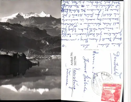502796,Lungernsee See b. Lungern m. Wetterhorn Bergkulisse Kt Obwalden