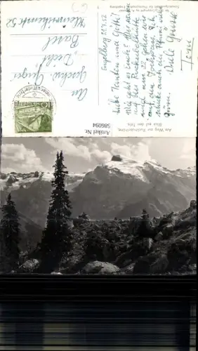 586094,Engelberg Am Weg zur Rugghubelhütte Ruckhubelhütte Blick auf d. TitlisSwitzerland