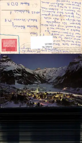 586125,Engelberg b. Nacht i. Winter Switzerland