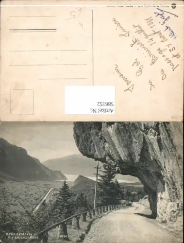 586152,Brünigstrasse m. Brienzersee Brünigpass Lungern Switzerland