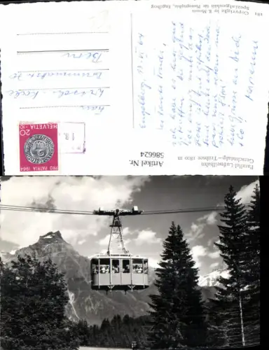 586624,Foto Ak Gerschnialp Trübsee Seilbahn Gondel Engelberg Switzerland