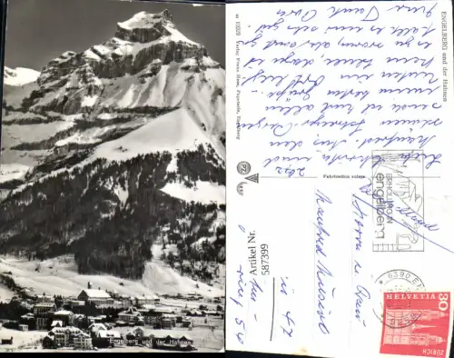 587399,Engelberg u. d. Hahnen i. Winter Switzerland