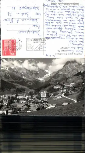 587647,Foto Ak Engelberg geg. d. Juchlipass Switzerland