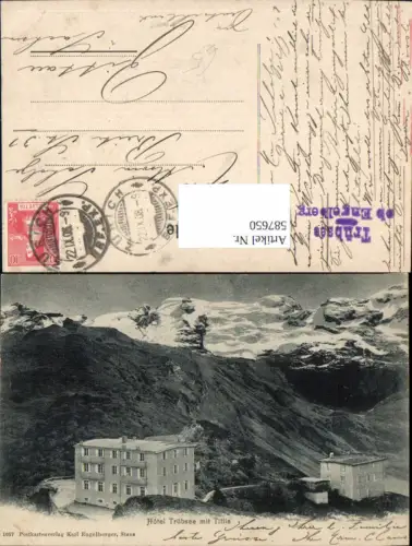 587650,Hotel Trübsee m. Titlis Engelberg Switzerland