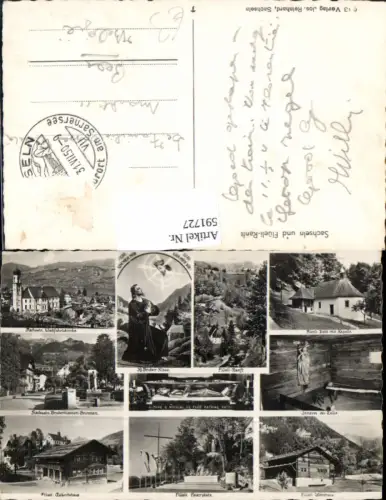 591727,Mehrbild Ak Sachseln Wallfahrtskirche Hl. Bruder Klaus Ranft Kapelle Switzerland