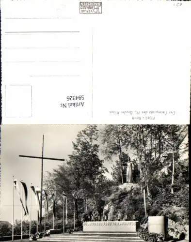 594326,Foto Ak Feierplatz Hl. Bruder Klaus Flüeli-Ranft Sachseln