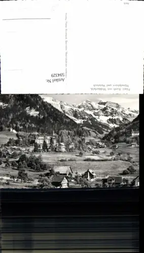 594329,Foto Ak Flüeli-Ranft Sachseln m. Widderfeld Nünalphorn u. Hutstock