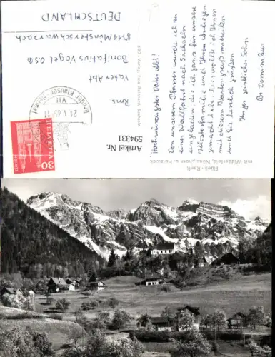 594331,Foto Ak Flüeli-Ranft Sachseln m. Widderfeld Nünalphorn u. Hutstock