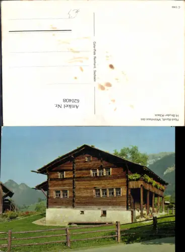 620408,Flüeli-Ranft Sachseln Wohnhaus d. Hl. Bruder Klaus