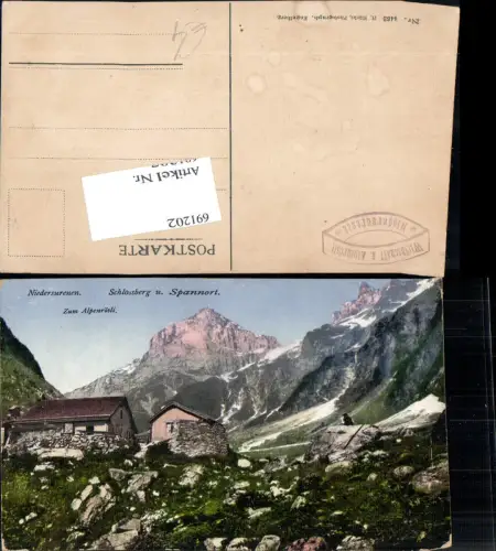 691202 Niedersurenen Schlossberg Spannort Alpenrösli Engelberg