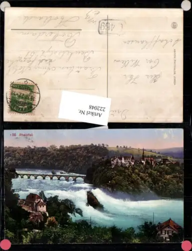 222048,Rheinfall Wasserfall b. Neuhausen Kt Schaffhausen