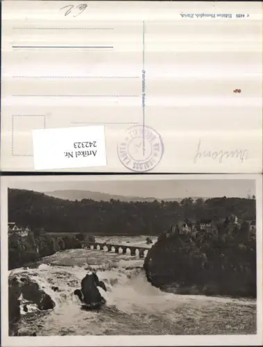 242323,Rheinfall Wasserfall b. Neuhausen Kt Schaffhausen