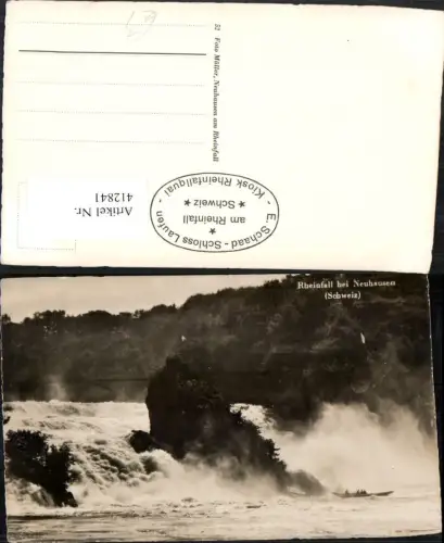 412841,Rheinfall Wasserfall b. Neuhausen Kt Schaffhausen