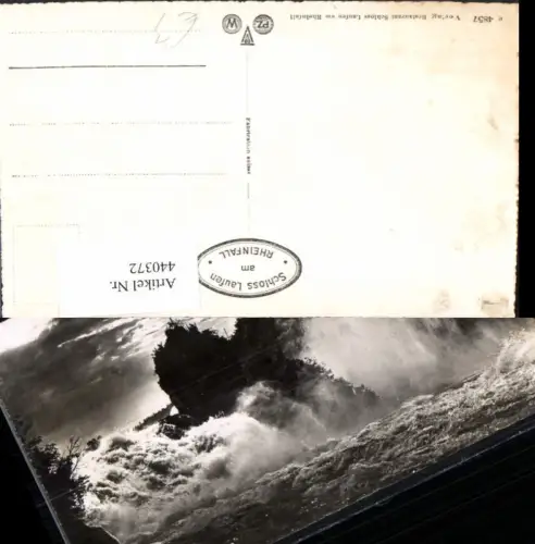 440372,Rheinfall Wasserfall m. Schloss Laufen Kt Schaffhausen