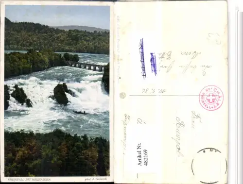 482169,Rheinfall Wasserfall b. Neuhausen Kt Schaffhausen
