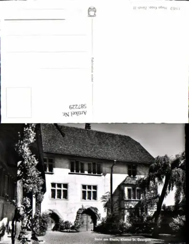 587229,Foto Ak Stein a. Rhein Kloster St Georgen Hof Switzerland