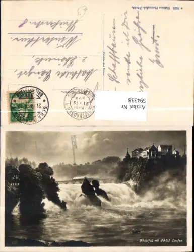 594338,Schaffhausen Neuhausen am Rheinfall Schloss Laufen Wasserfall