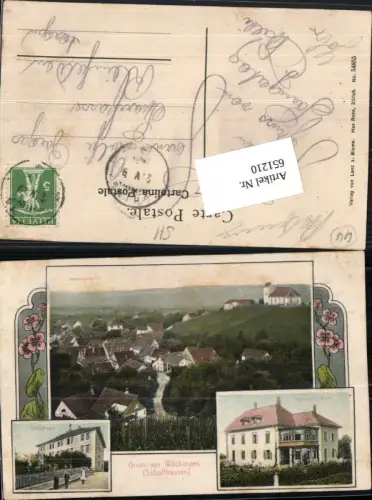 651210,Gruss aus Wilchingen Kt. Schaffhausen Schulhaus Schwesternheim