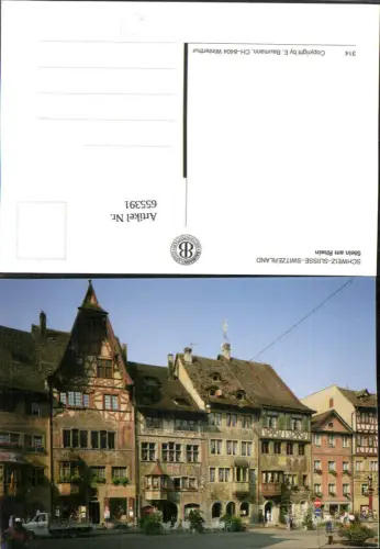 655391,Stein am Rhein Stadtplatz Häuser