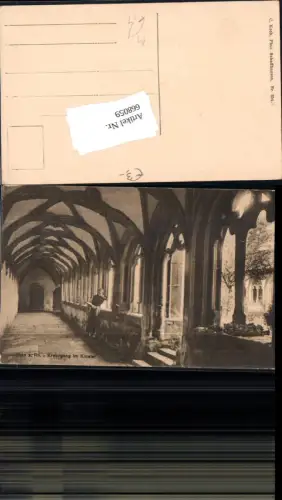 668059,Stein am Rhein Kloster St. Georgen Kreuzgang Mönch lesen liest
