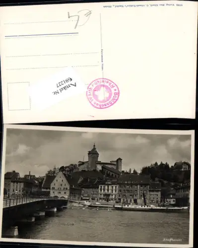 691227 Schaffhausen m. Dampfer Schaffhausen