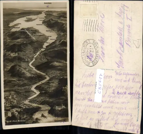 695617 Vogelschau Rhein Bodensee Steckborn Reichenau Stein Hemmenhofen