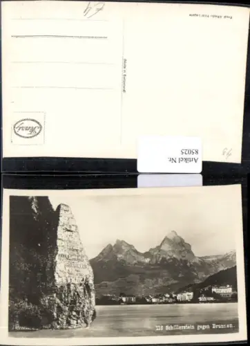 85025, Schillerstein gegen Brunnen Mythenstein