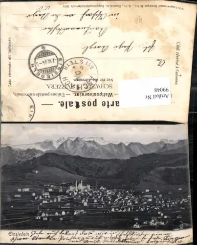 99048,Einsiedeln Totale 1904 Kt Schwyz