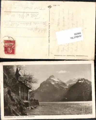 99050,Vierwaldstättersee Tellskapelle m. Uristock