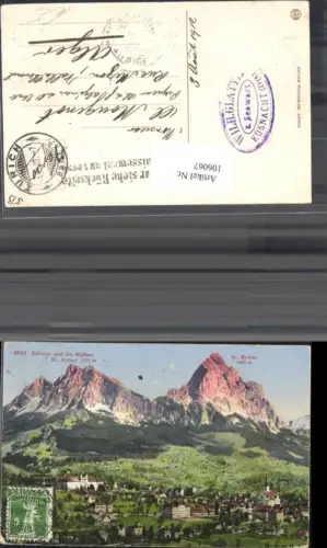 106067,Schwyz u. d. Mythen Ansicht 1912 Kanton Schwyz