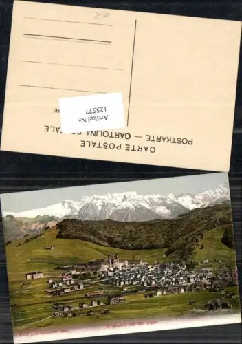 125577,Einsiedeln m. Alpen pub Photoglob Nr 2143 Kt Schwyz