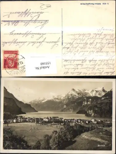 155160,Brunnen Ingenbohl Vierwaldstättersee 1927 Kt Schwyz