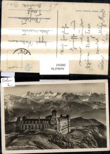 200565,Rigi-Kulm u. d. Berneralpen Kt Schwyz