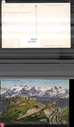 207820,Rigi-Kulm u. d. Berner Alpen Bergbahn Wetterhorn Trugberg Eiger pub E. Goetz 4719 Kt Schwyz
