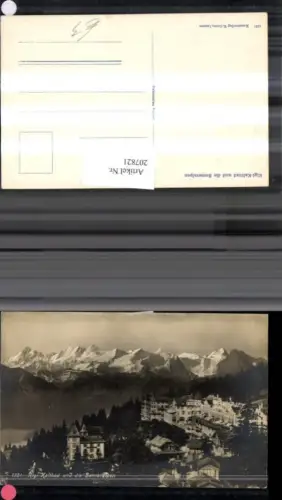 207821,Rigi-Kaltbad u. d. Berneralpen pub E. Goetz 1321 Kt Schwyz