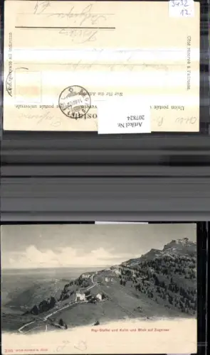 207824,Rigi-Staffel u. Kulm u. Blick auf Zugersee Kt Schwyz