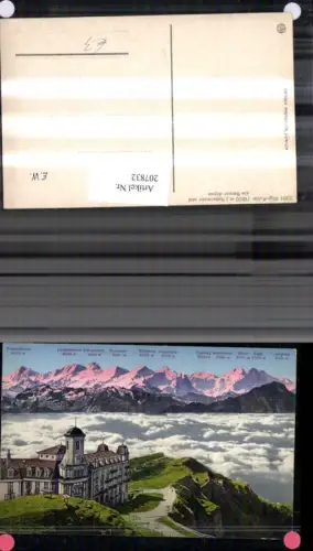 207832,Rigi-Kulm Nebelmeer u. d. Berner-Alpen Wetterhorn rosenhorn Mönch Eiger Jungfrau Kt Schwyz