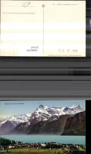 207845,Brunnen Totale u. d. Urirotstock Gitschen pub E. Goetz 4779 Kt Schwyz