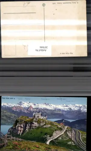 207846,Rigi-Kulm Glärnisch Bächlstock Faulen Hochturm Ortstock pub E. Goetz 5176 Kt Schwyz