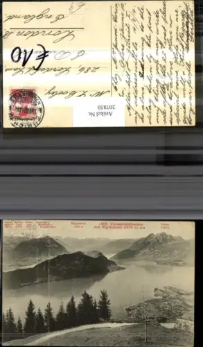 207850,Vierwaldstättersee v. Rigi-Känzeli Pilatus Bürgenstock Eiger Mönch Kt Schwyz